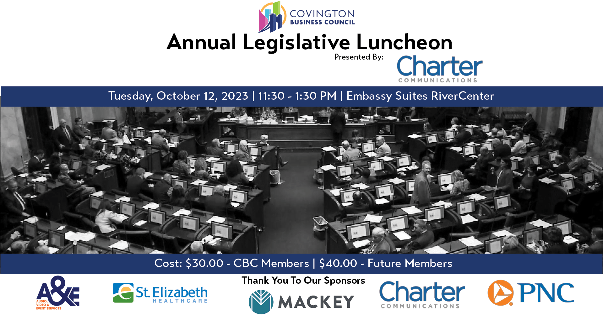October Annual Legislative Luncheon Graphic